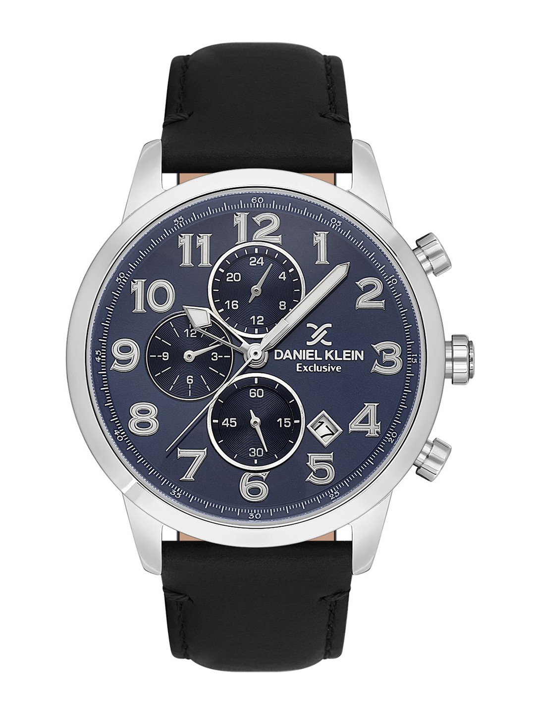 Daniel Klein Men Printed Dial & Leather Straps Analogue Watch DK.1.13833-2