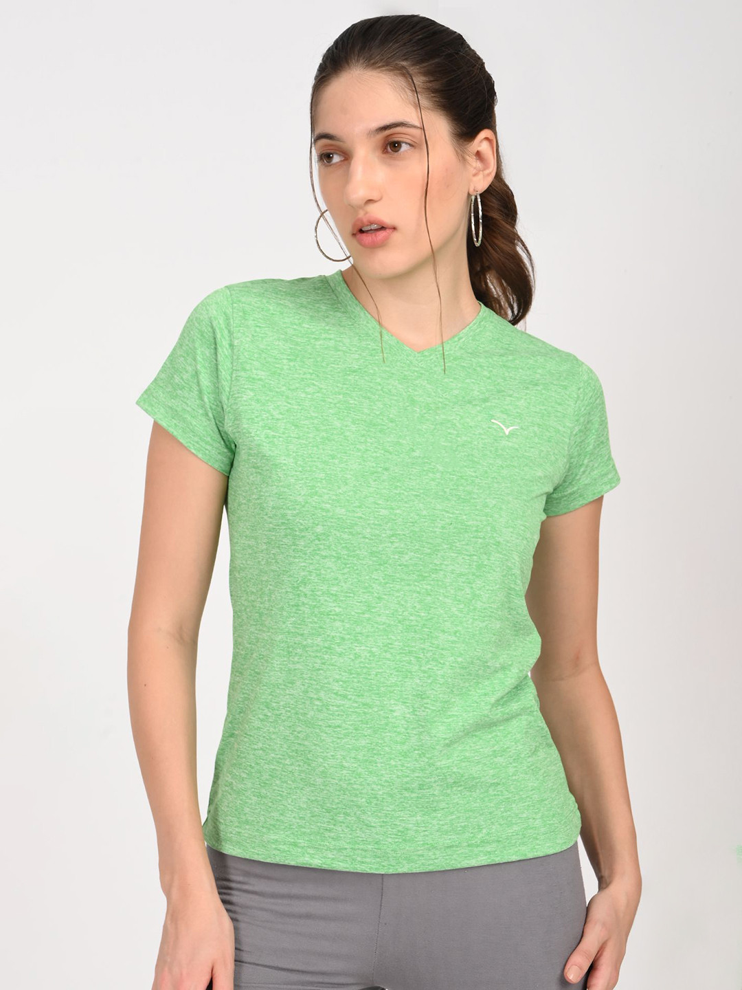 Coppersmith V-Neck Short Sleeves Dry Fit Regular Fit T-shirt