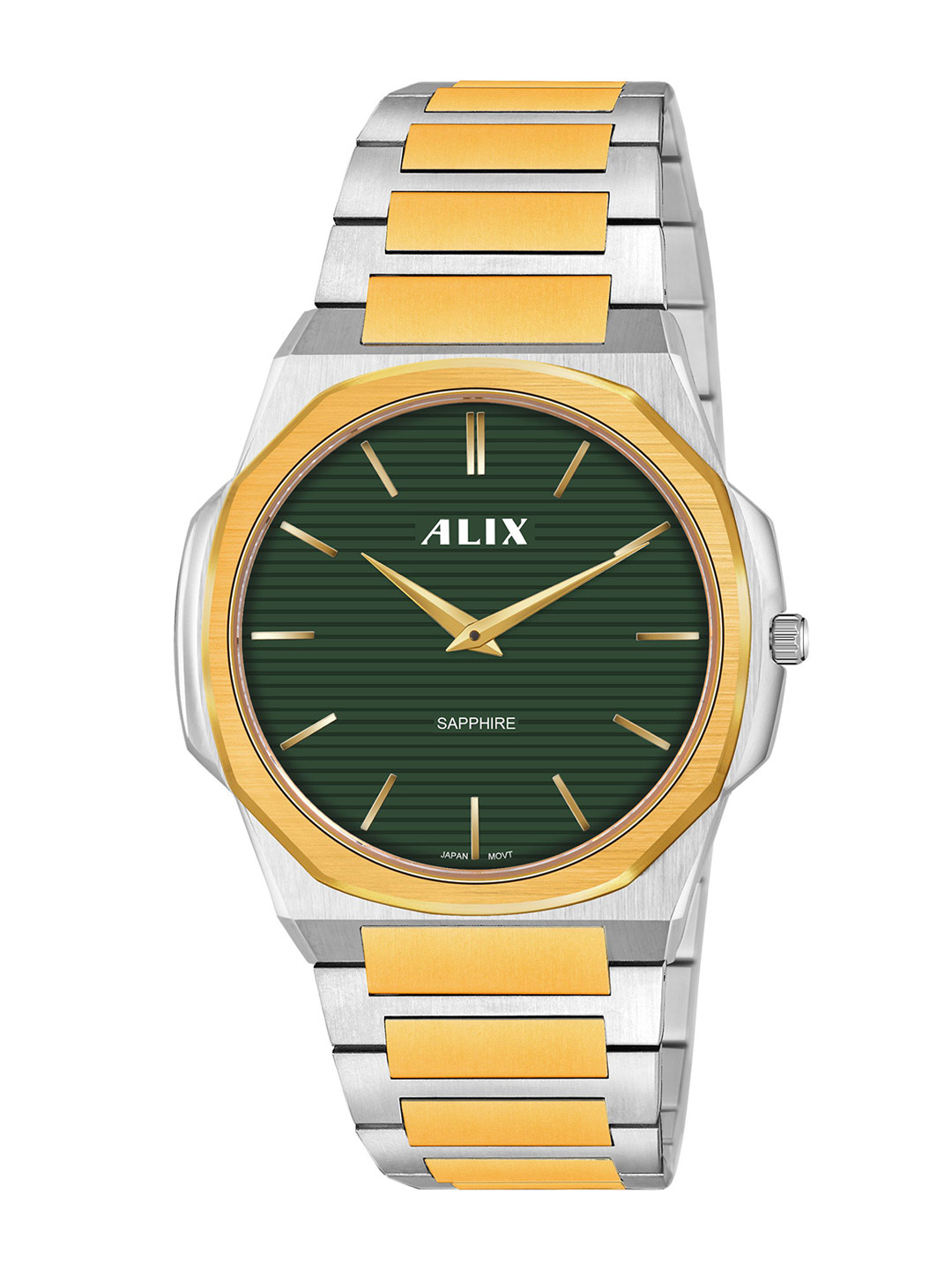 ALIX Classic luxury Men Dial & Bracelet Style Straps Analogue Watch AL2913S_SGGN