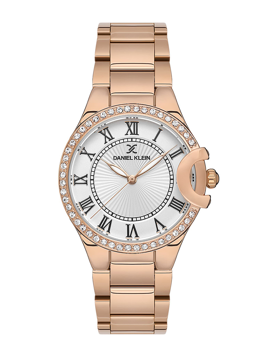 Daniel Klein Women Embellished Bracelet Style Straps Analogue Watch DK.1.13603-5