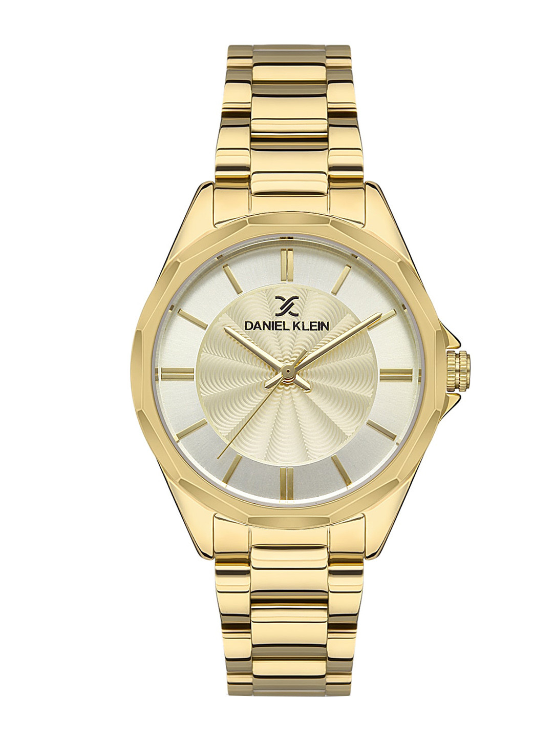 Daniel Klein Women Textured Bracelet Style Straps Analogue Watch DK 1 13338-4