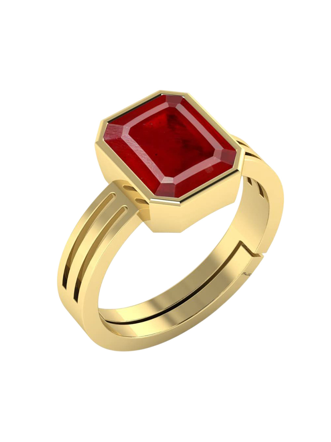 RRVGEM 10.50 Ratti A+ Quality Adjustable Ruby Ring