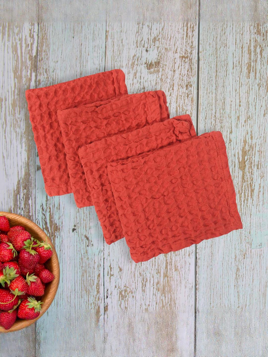 Cotton Candy Set of 4 Textured Table Napkins