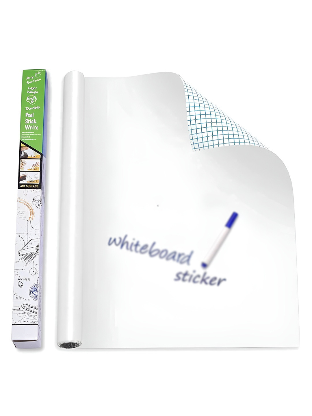 INDIAN ROYALS White Board Self-Adhesive & Removable Wall Sticker