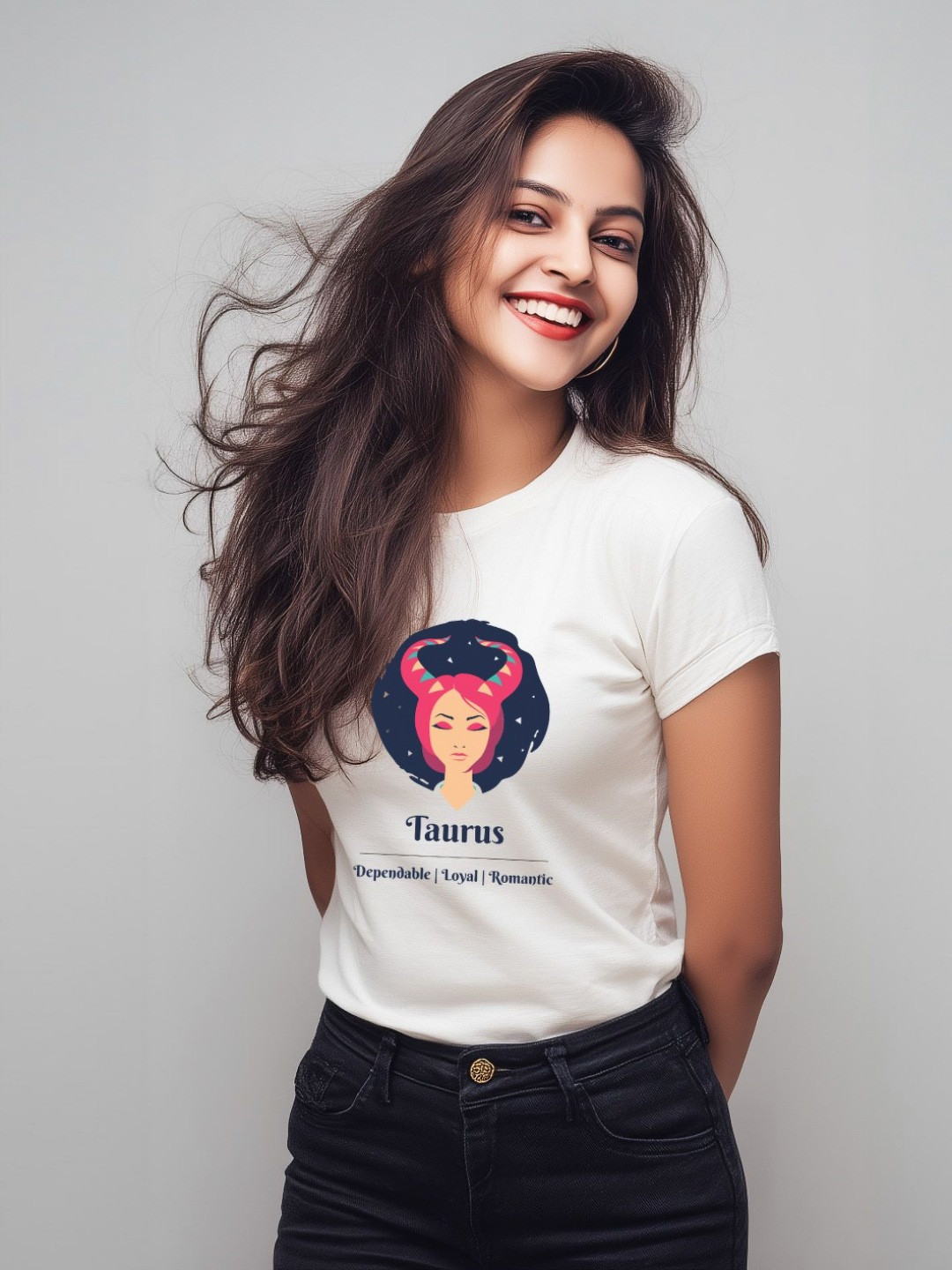 Storeily Humour and Comic Printed  Round Neck  Cotton T-shirt