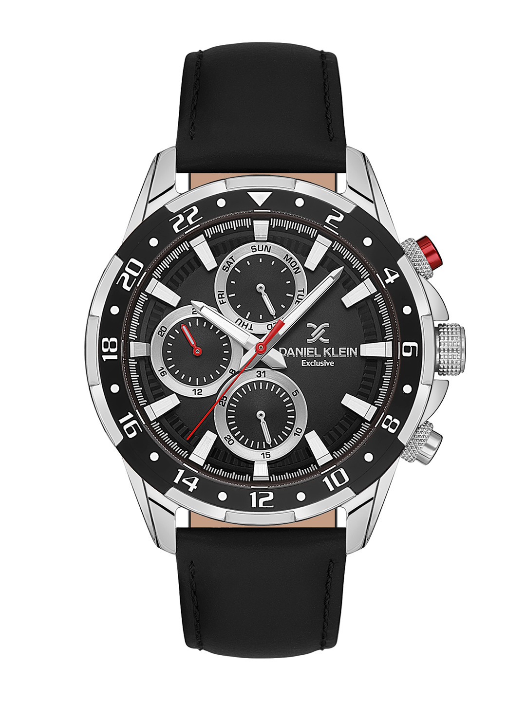 Daniel Klein Men Exclusive Leather Straps Analogue Watch DK.1.13641-1