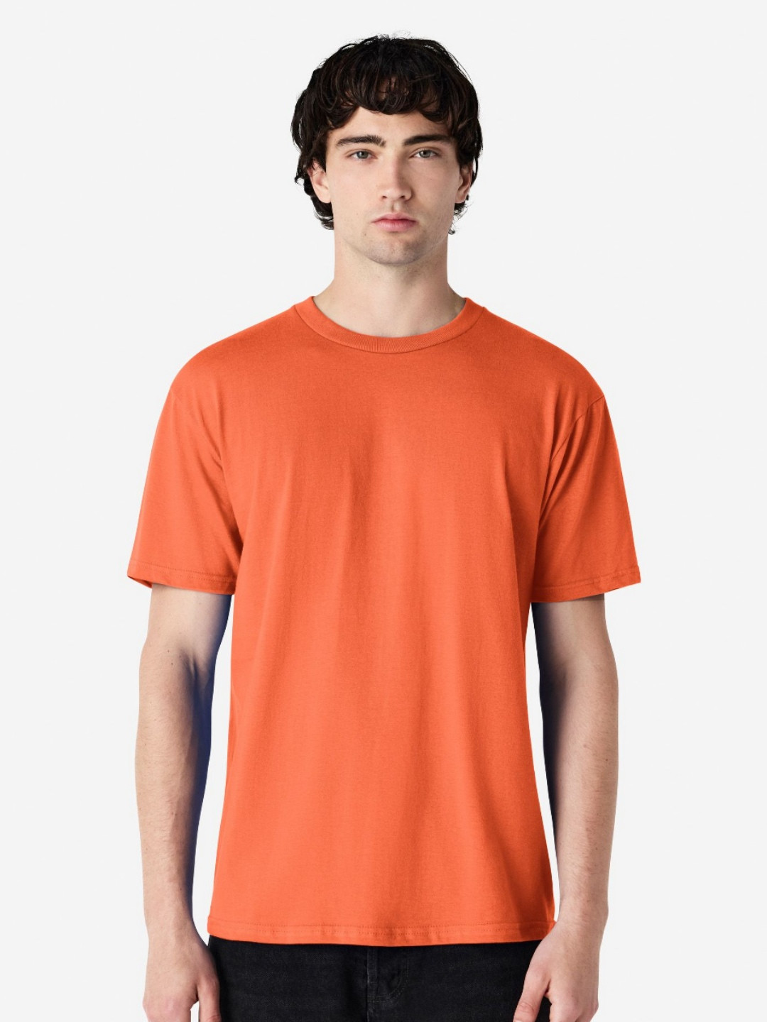 Gildan Men Solid Colourblocked Regular Fit T-shirt