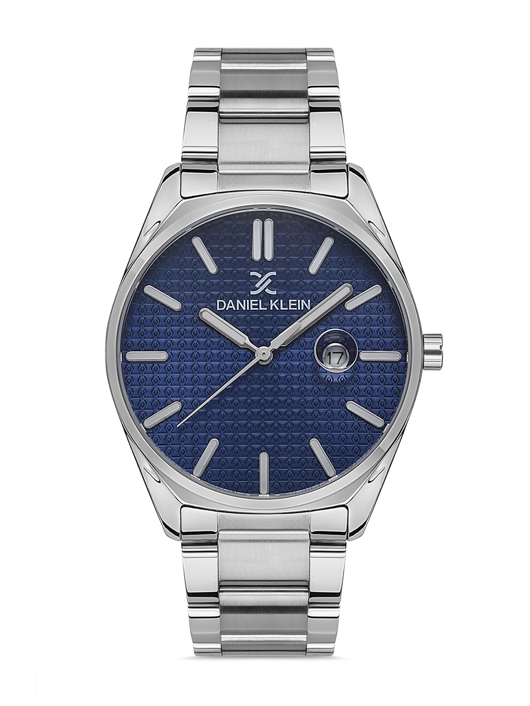 Daniel Klein Premium Men Blue Dial & Silver Toned Straps Analogue Watch DK.1.13324-2_OR