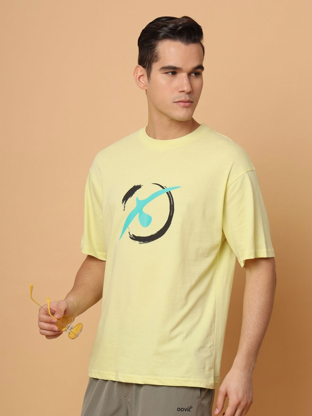 UNSOMBER Unisex Printed Extended Sleeves Organic Cotton T-shirt