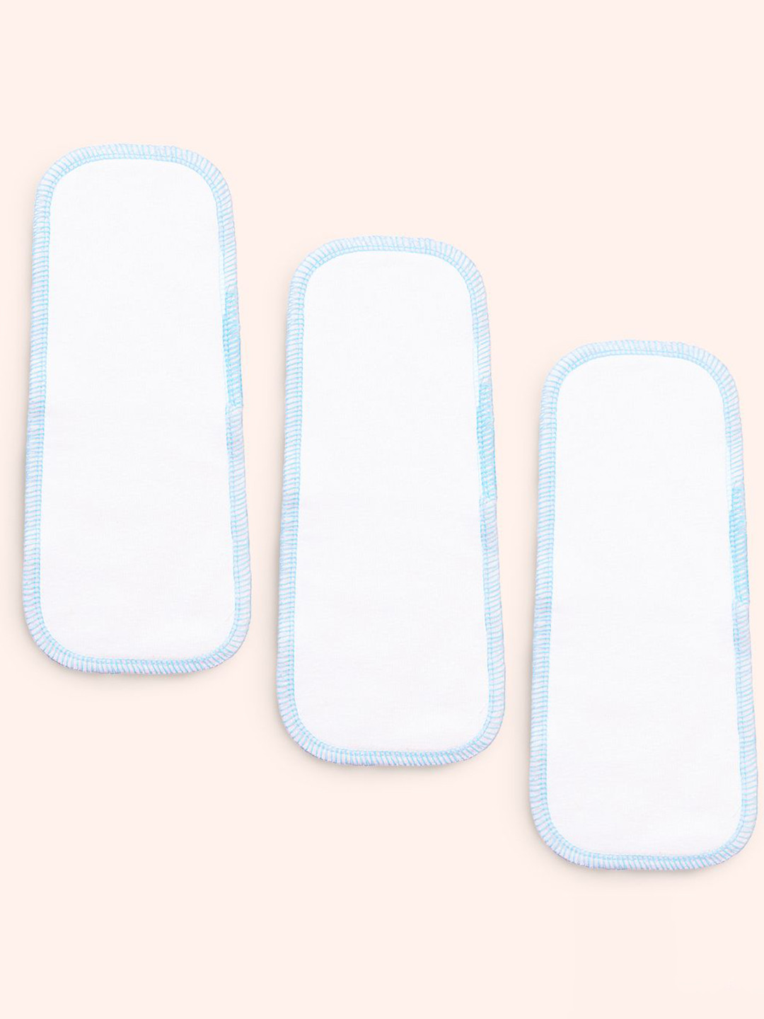 SuperBottoms Set Of 3 Universal Booster Pads Reusable Cloth Diaper Inserts Soft