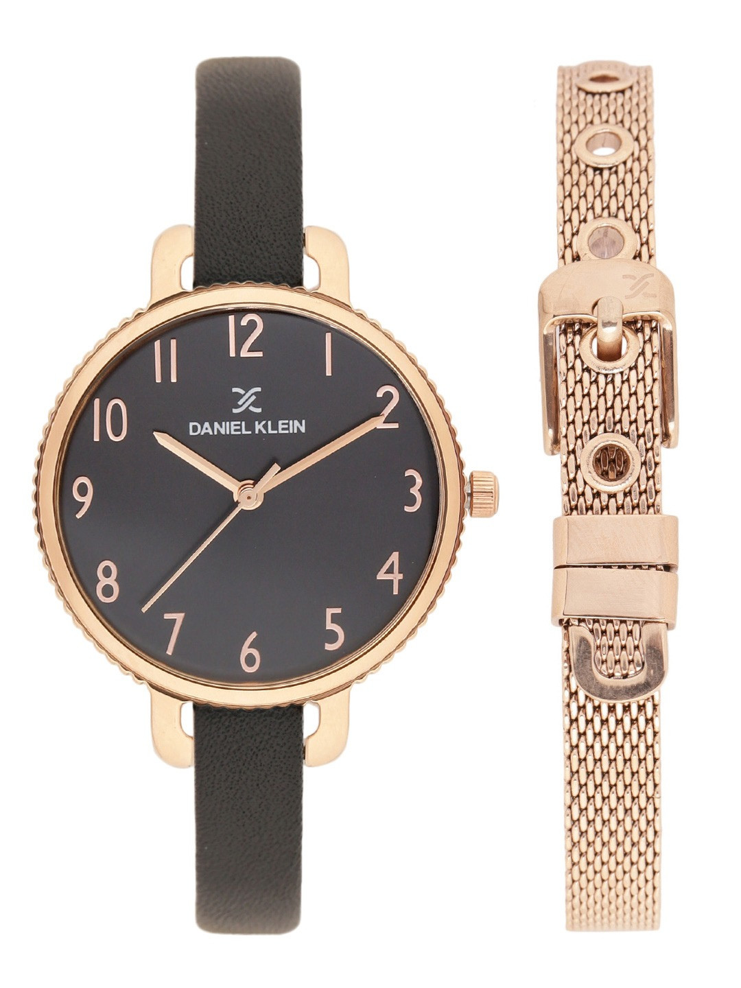 Daniel Klein Women Black Analogue Watch DK11793-6