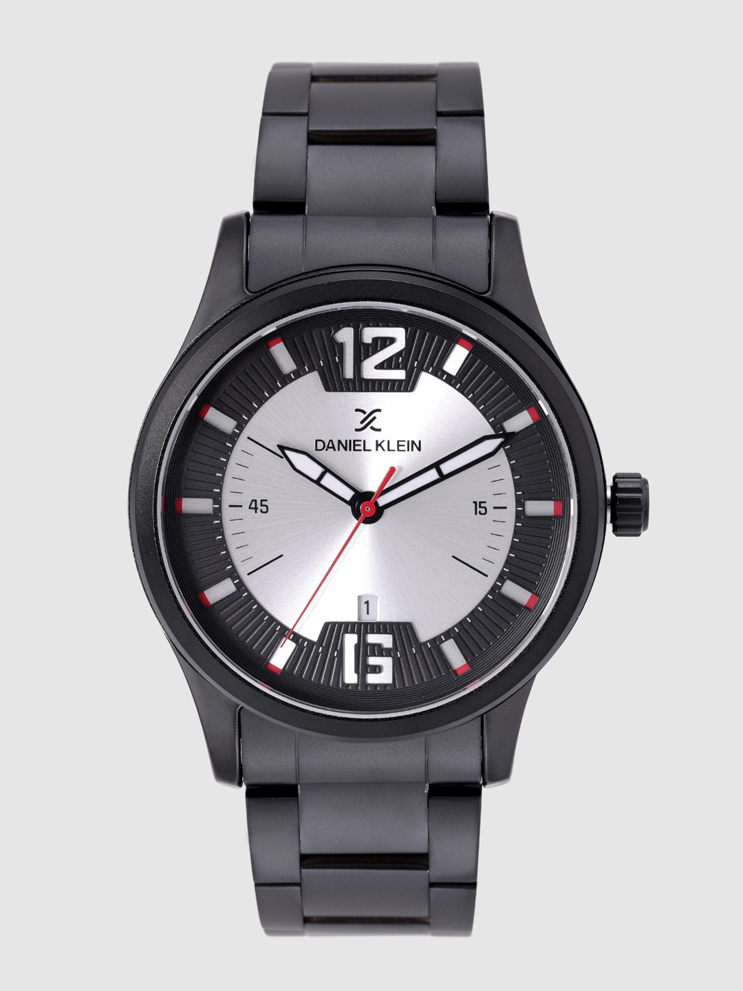 Daniel Klein Men Silver-Toned Analogue Watch DK12166-6