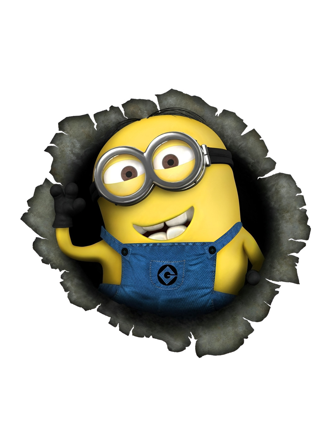 Decor Villa Multicolour Minions Wall Sticker