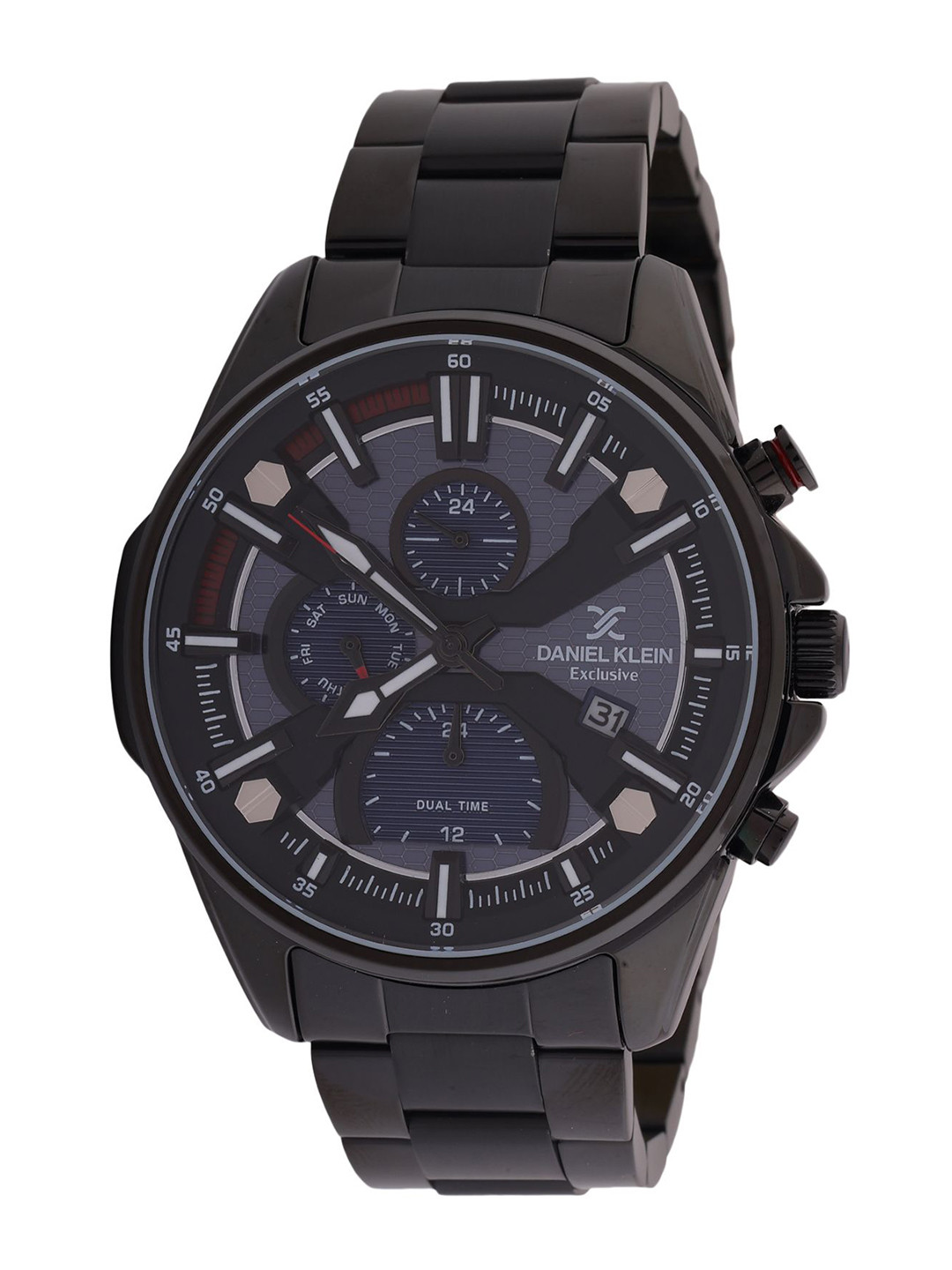 Daniel Klein Men Dial & Bracelet Style Straps Analogue Watch DK.1.13387-12