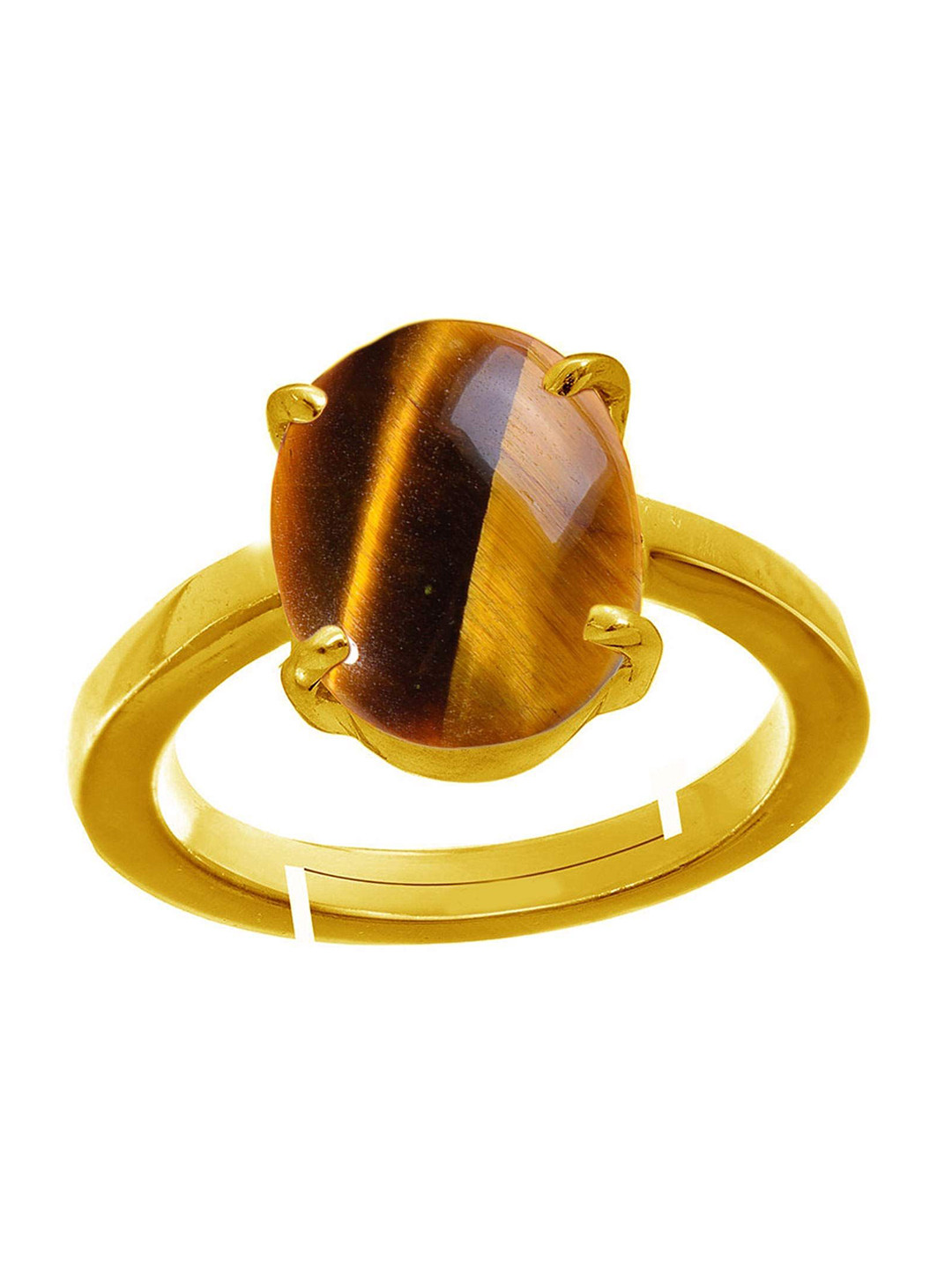 RRVGEM 5.00 KT Earth Mined Tiger Stone Ring