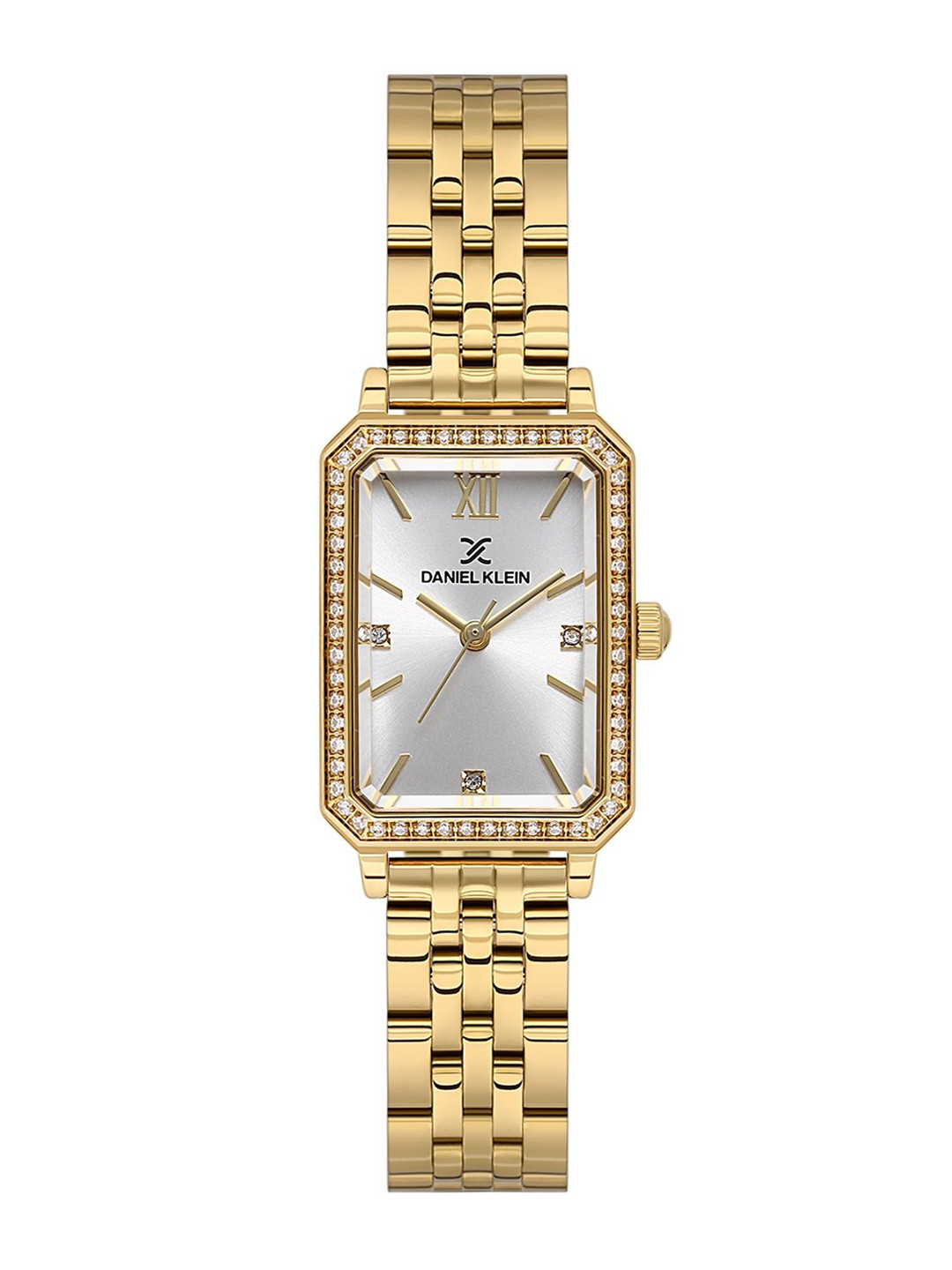 Daniel Klein Women Dial & Stainless Steel Bracelet Style Straps Watch DK.1.13970-2