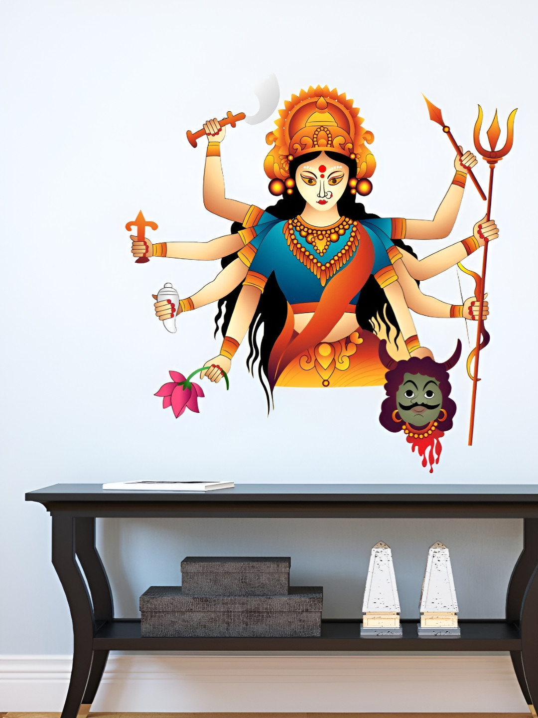 Decor Villa Mutlicolor Mata Ji Wall Sticker