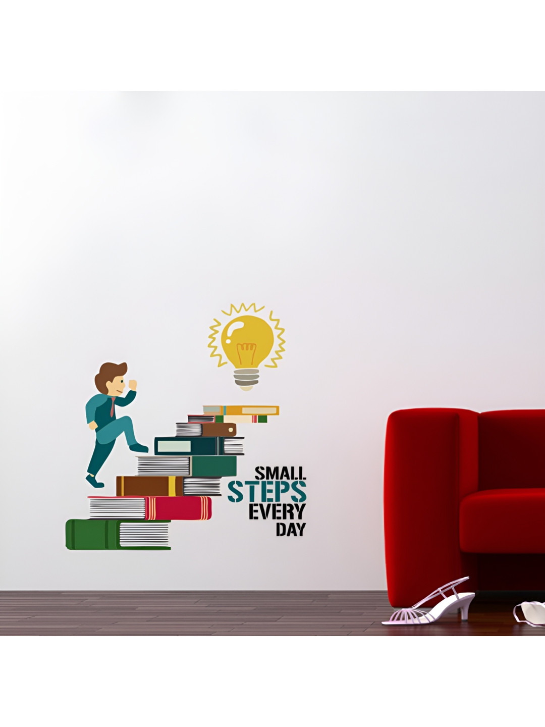 Decor Villa Multicolour SMALL STEPS EVERYDAY Wall Sticker
