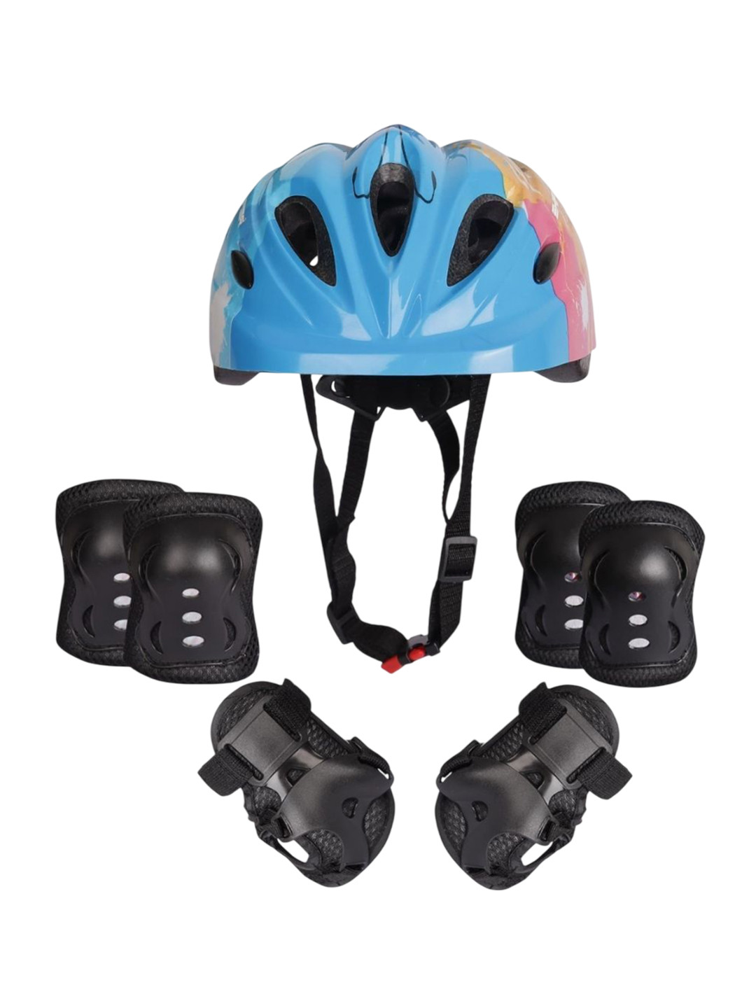 ARROWMAX 7-in-1 Protective Open Face Adjustable Skating Gear Set