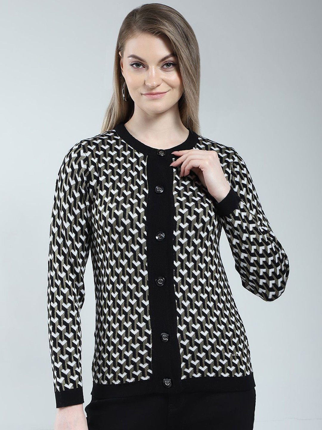 Monte Carlo Women Quirky Woollen Cardigan