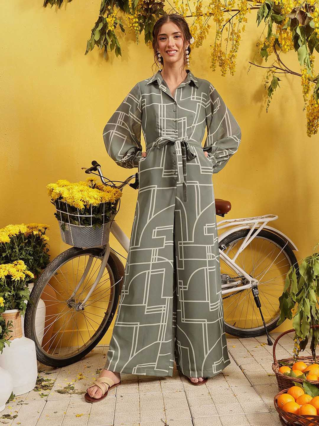QUIERO Printed Basic Jumpsuit