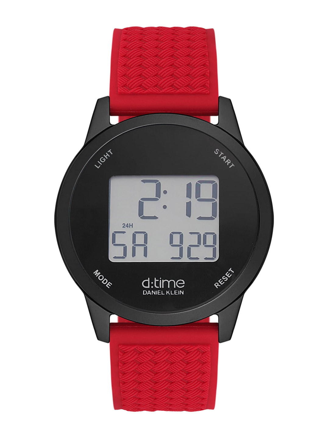 Daniel Klein Men Leather Straps Digital Display Automatic Watch DK.1.12640-5