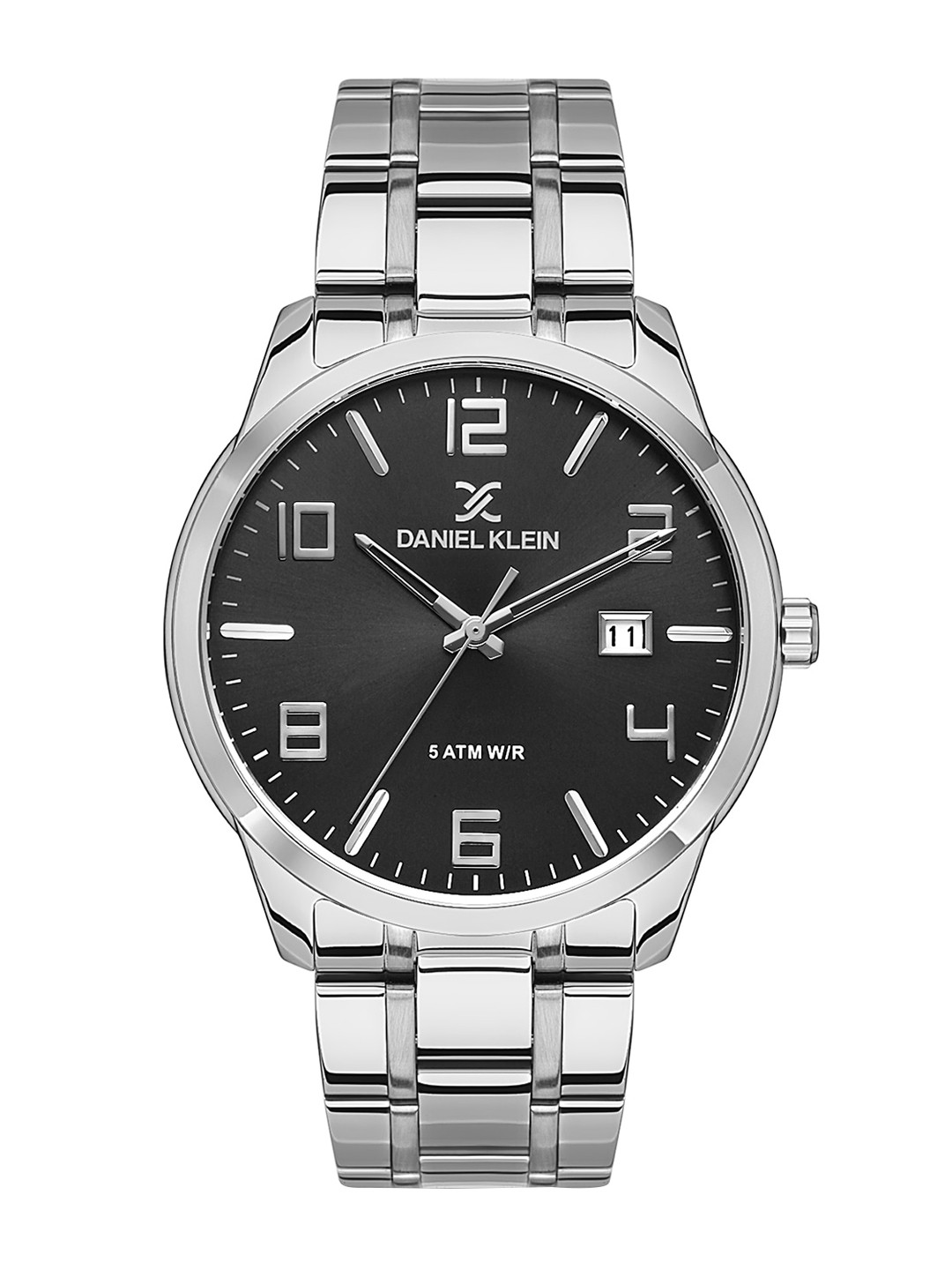 Daniel Klein Men Textured Bracelet Style Straps Analogue Watch DK 1 13449-2