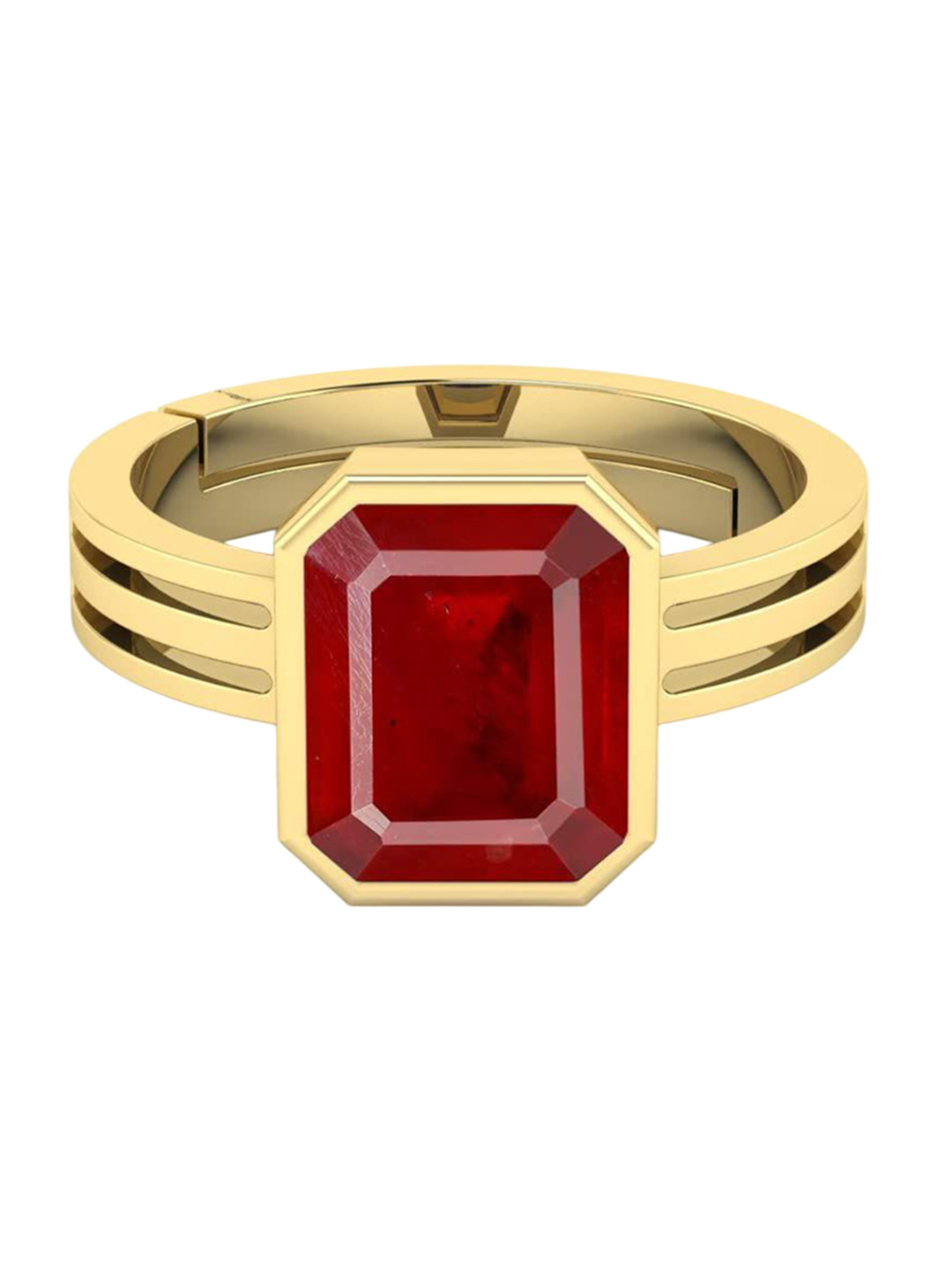 RRVGEM 6.50 Ratti A+ Quality Ruby Adjustable Ring