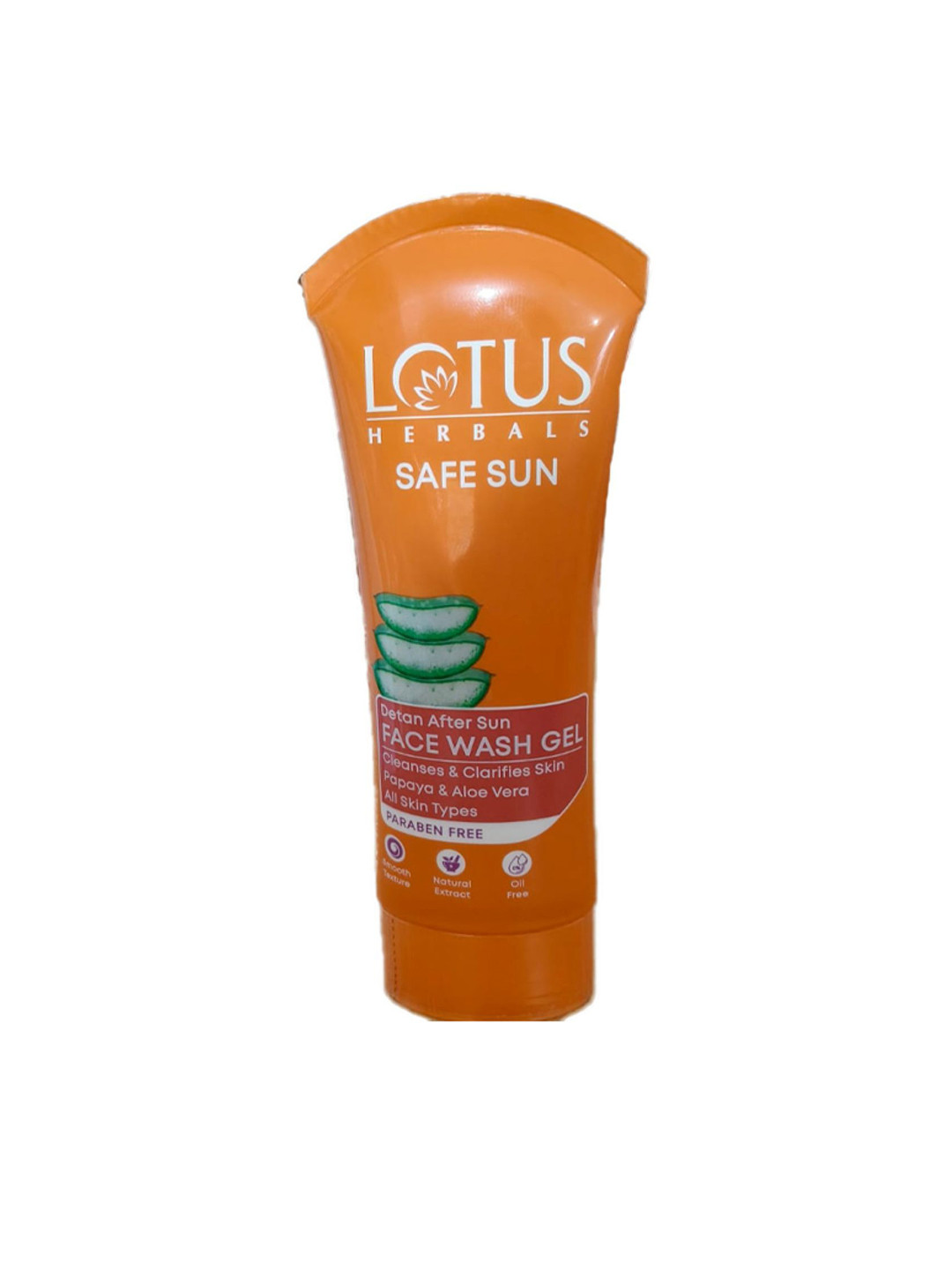 Lotus Herbals Safe Sun Detan After Sun Face Wash Gel - 100 g