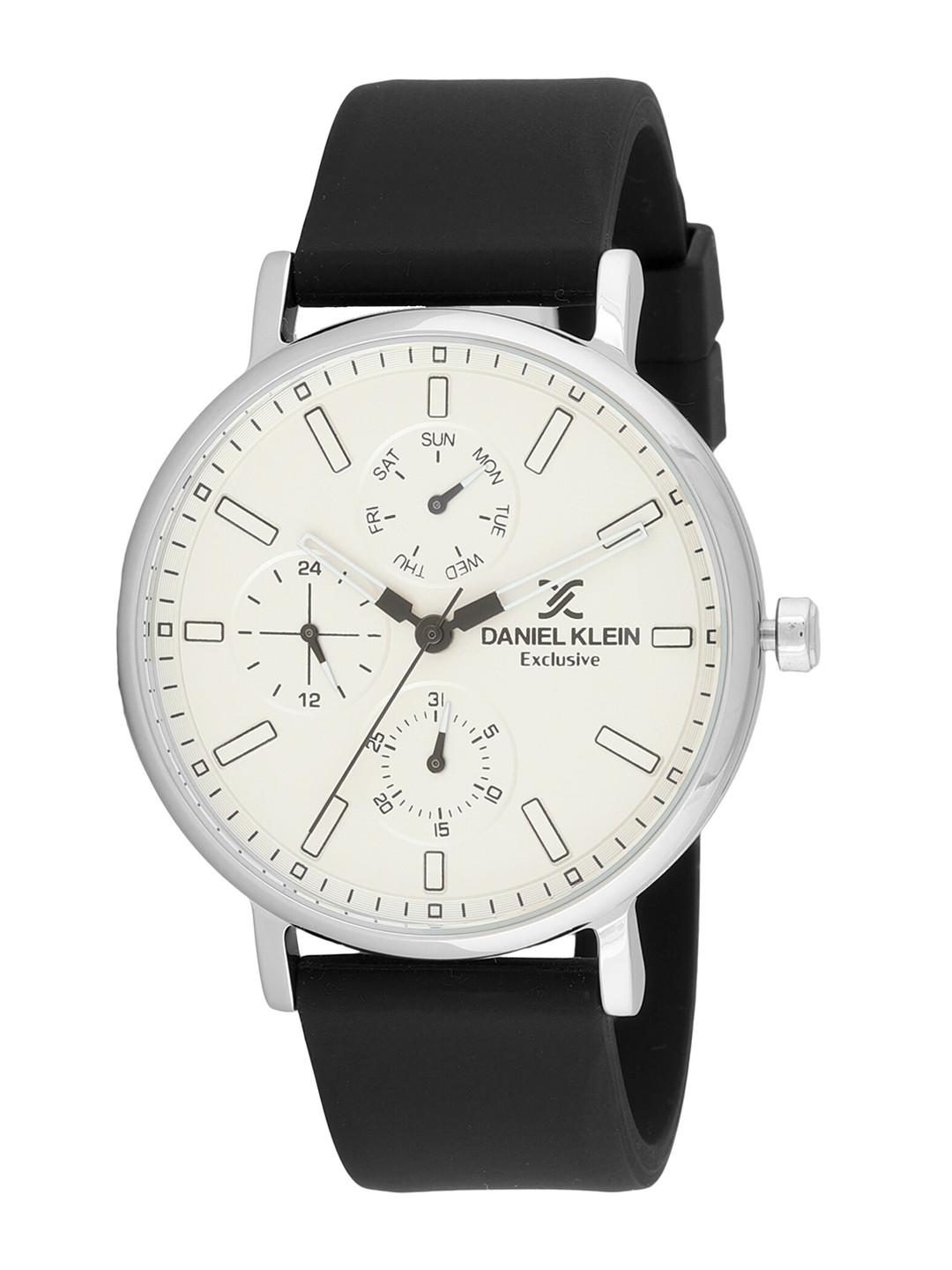 Daniel Klein Analogue Dial & 4 Silicon Straps Watch Gift Set DK 1 13410-1