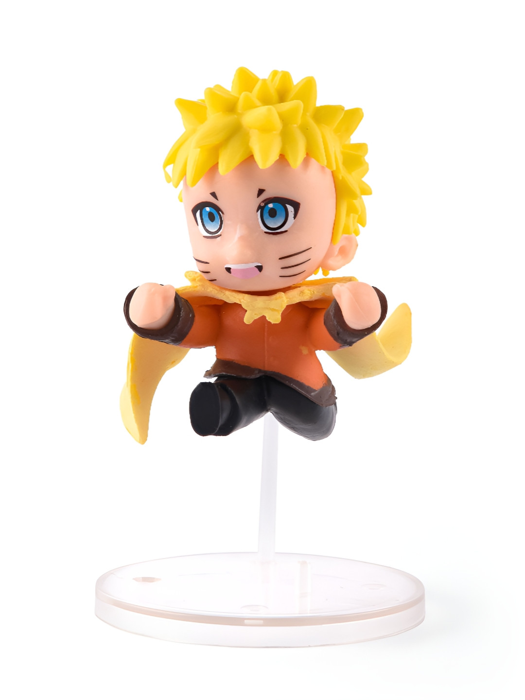 COMICSENSE Naruto Yellow Plastic Matte Kid Room Small Showpiece - 3.1 Inches