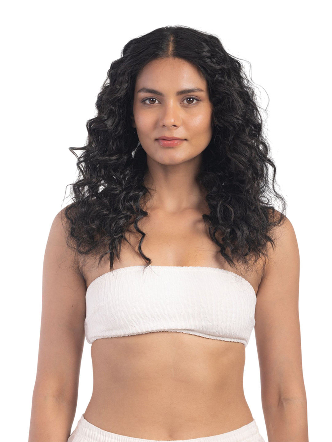 HAIRJOY Set Of 2 Clip-In Curly Scalp Topper Hair Extensions - Natural Black - 24 Inch