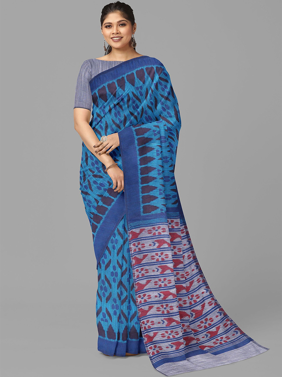 The Chennai Silks Pure Cotton Bagh Saree
