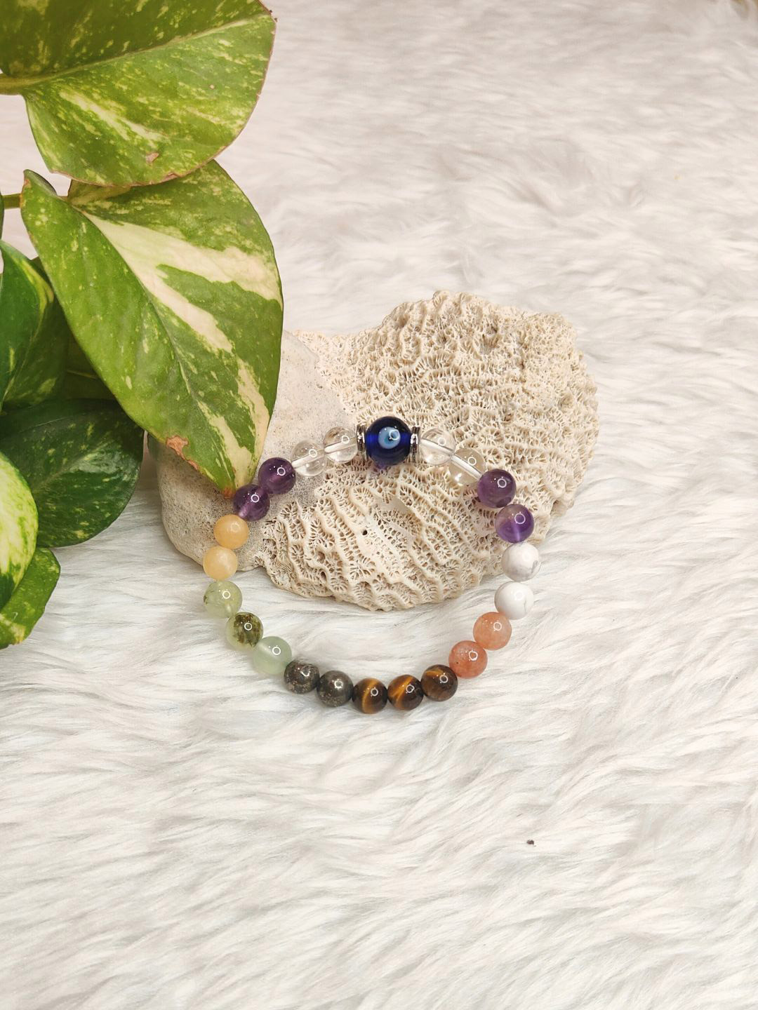 Cold Lava Studio Unisex Exam Anxiety Elasticated Bracelet