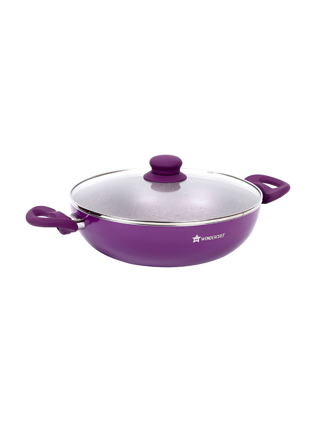 Wonderchef Purple Induction Base Aluminium Kadhai