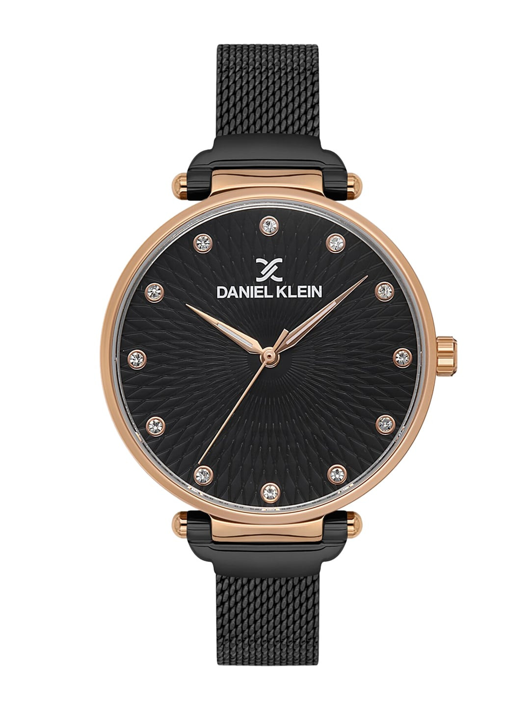 Daniel Klein Women Black Dial & Black Analogue Watch DK 1 13188-5