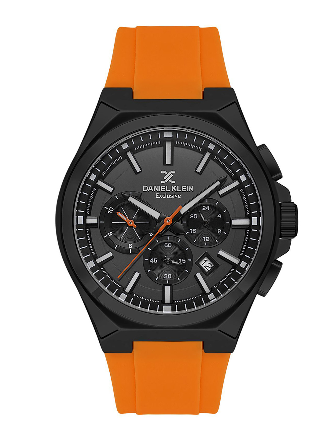 Daniel Klein Men Dial & Straps Analogue Watch with Silicone Strap DK.1.13815-2