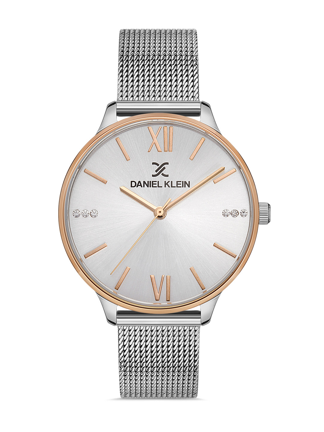 Daniel Klein Premium Women White Dial & Silver Straps Analogue Watch-DK.1.13246-2_OR