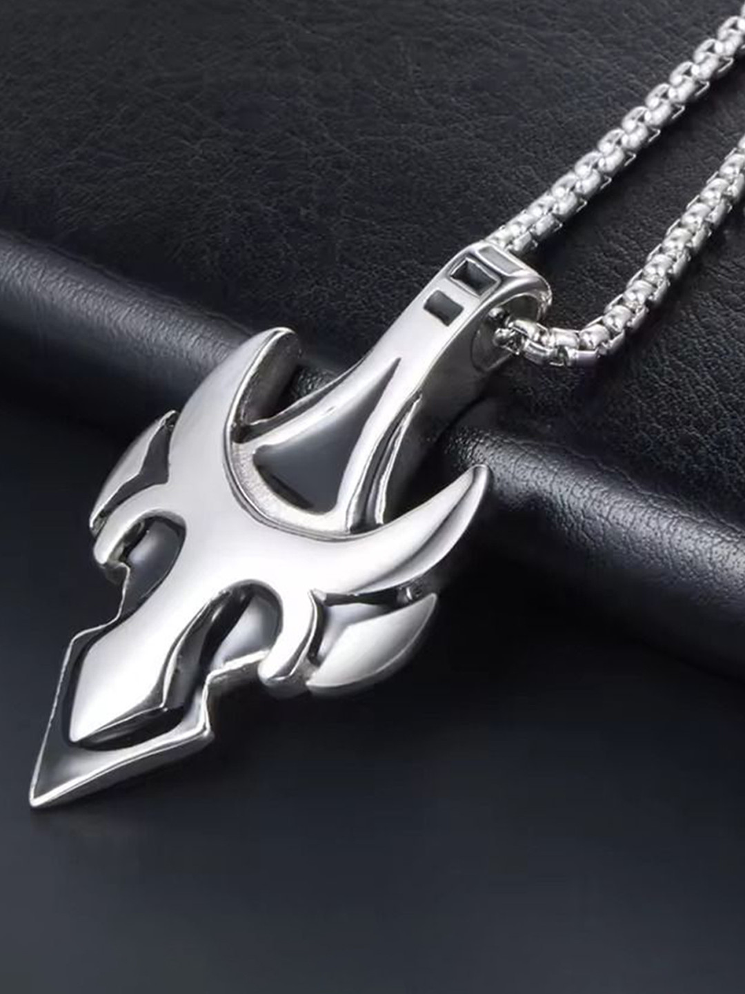 AGARWALPRODUCT Men Stainless Steel Devil Pendant With Chain