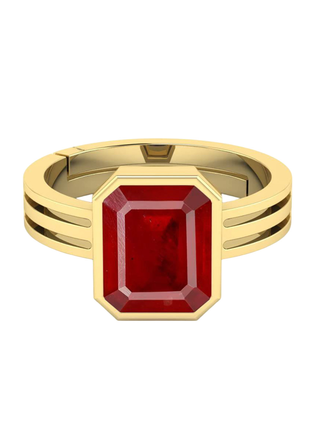 RRVGEM 12.25 KT Ruby Gemstone Adjustable Ring