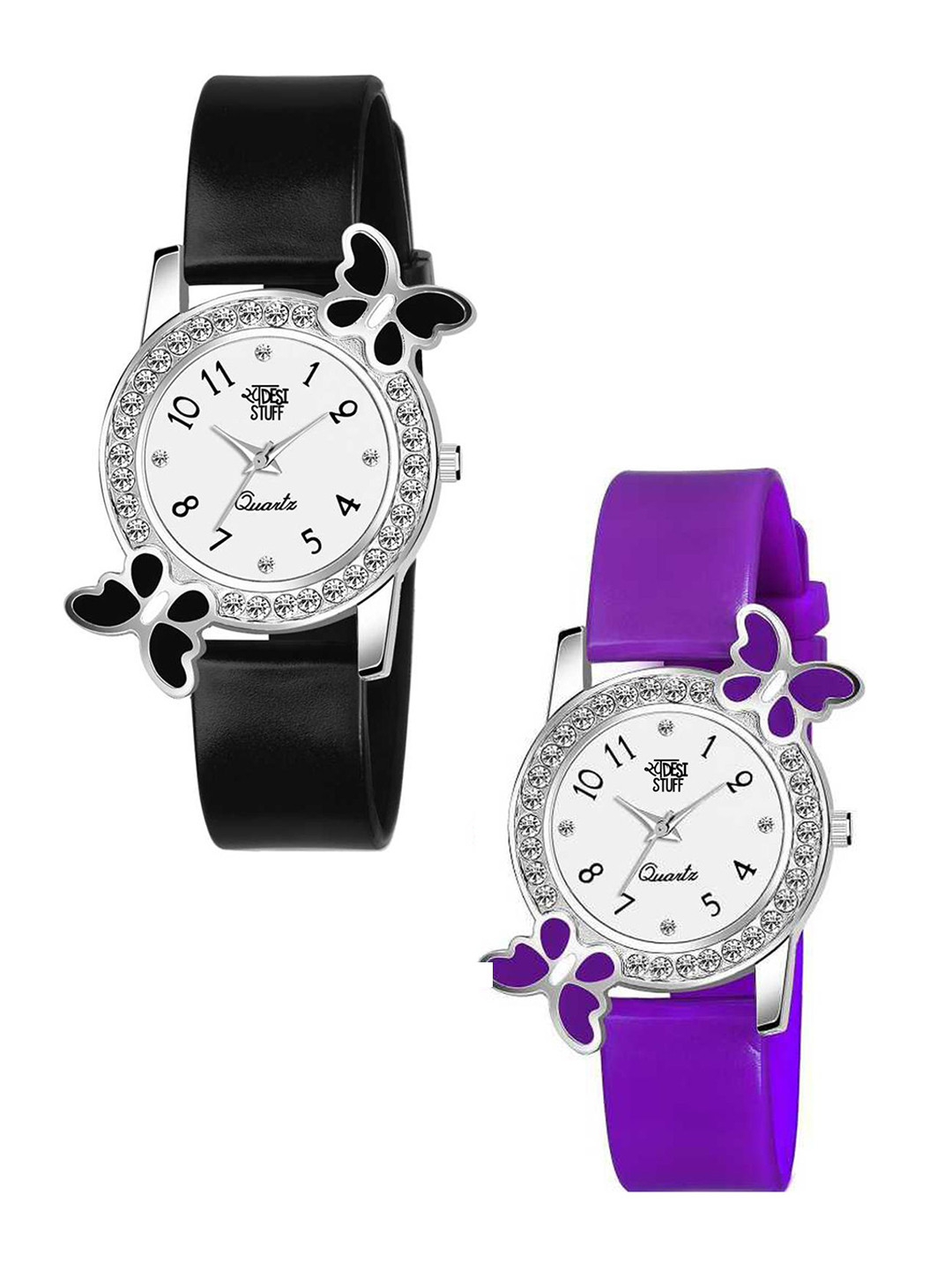 SWADESI STUFF Women Analogue Watch 2 BF BLACK PURPLE 9