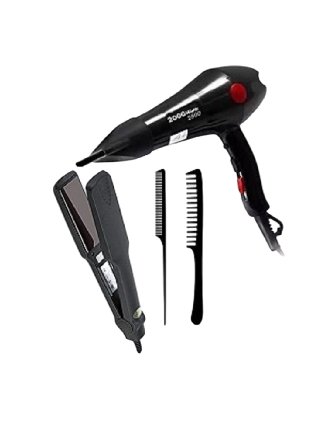 RK INDIA Set Of 4 Dryer 2000 Watts With Straightener 329 & 2 Combs