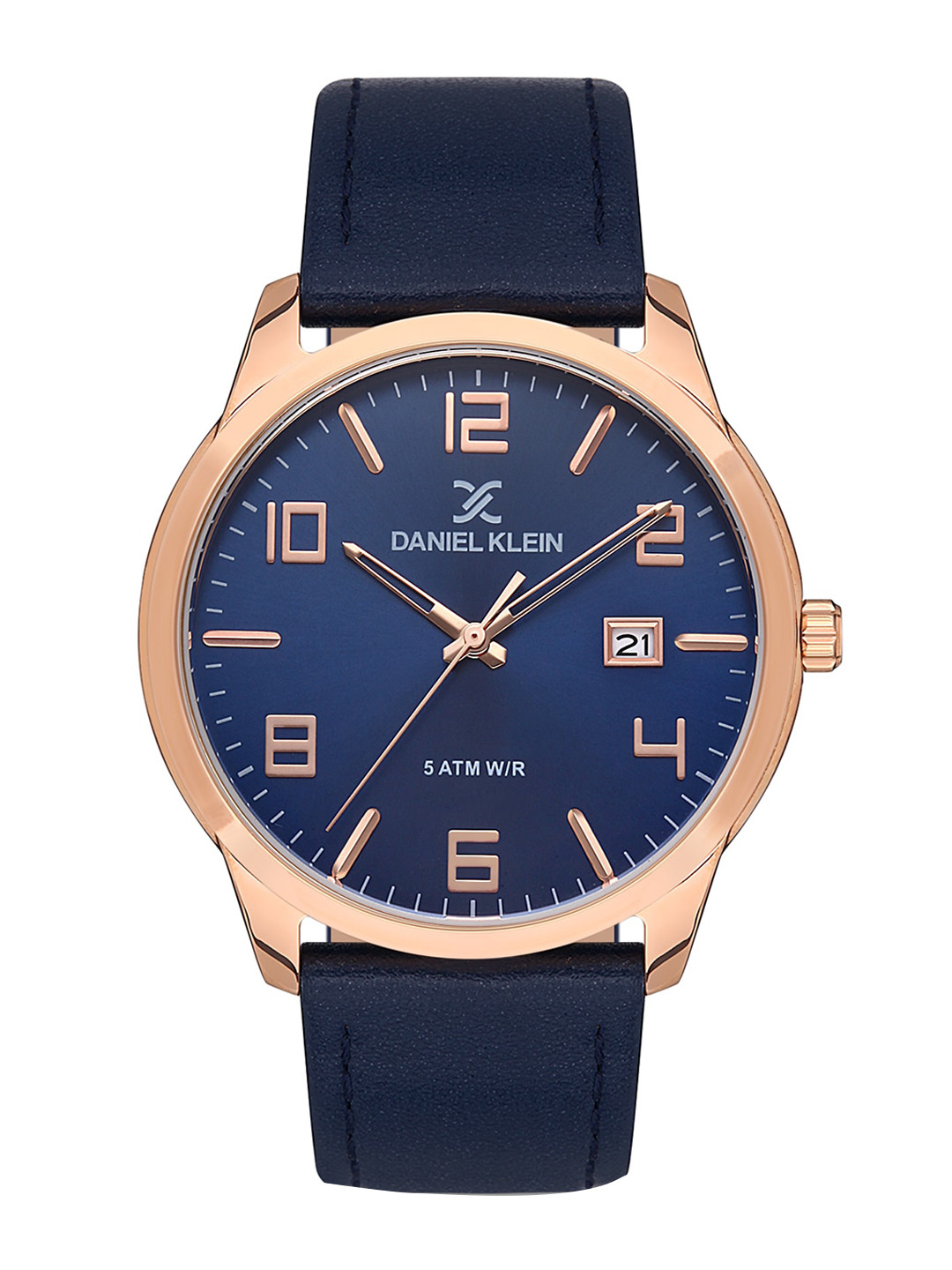 Daniel Klein Men Leather Straps Analogue Watch DK 1 13448-4