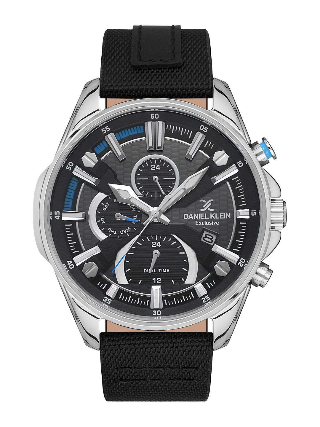 Daniel Klein Men Dial & Textured Straps Analogue Multi Function Watch DK 1 13386-2