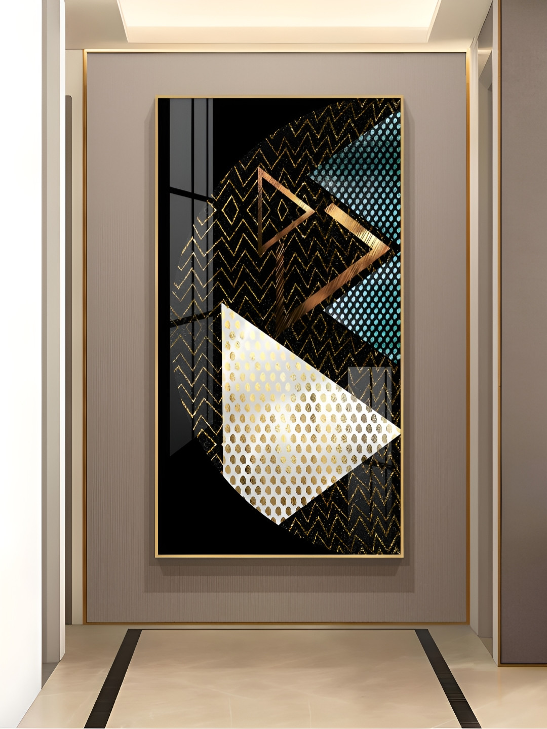 THE NEXT DECOR Plastic Natural Elements Glossy Hanging Hall Wall Hangings-24In