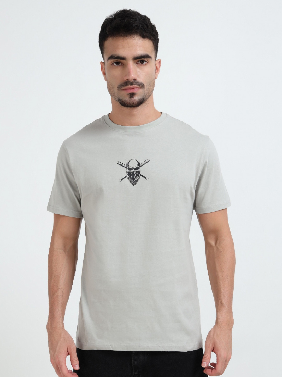 RHINO CULT Men Graphic Printed Cotton Round Neck T-shirt