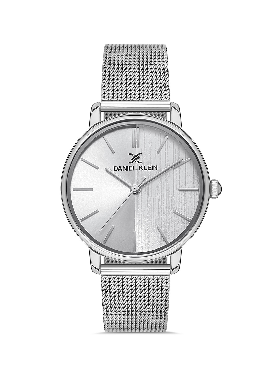 Daniel Klein Fiord Women Silver-Toned Printed Dial & Straps Analogue Watch DK.1.13236-1
