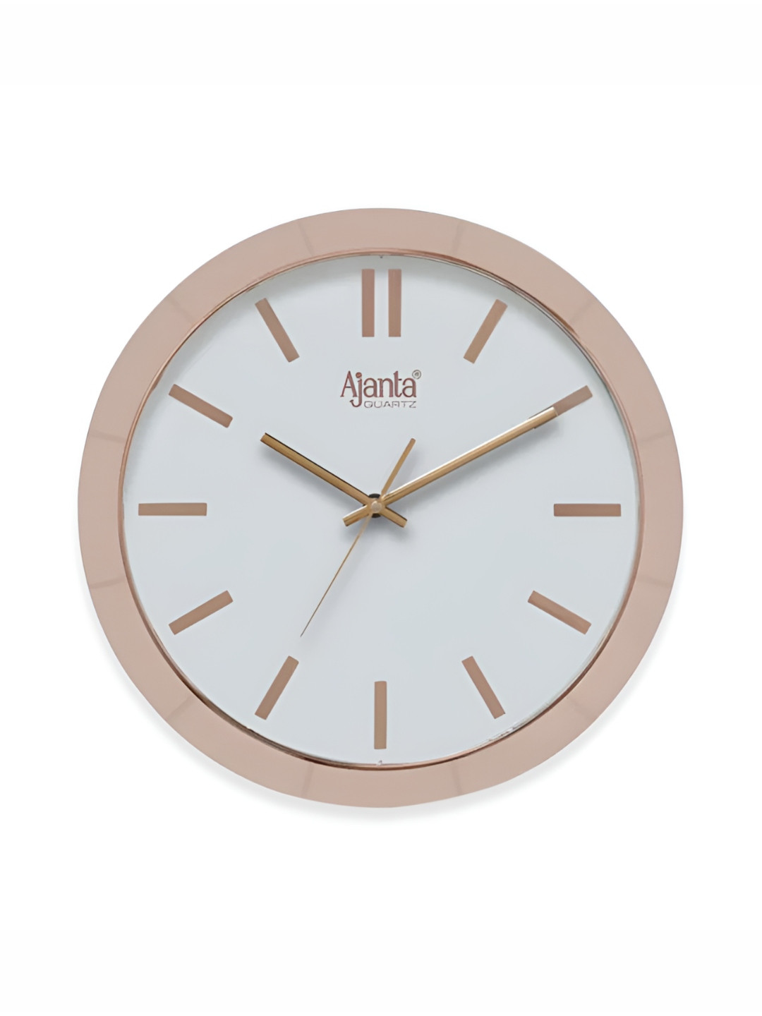 Ajanta White Analogue  Wall Clock