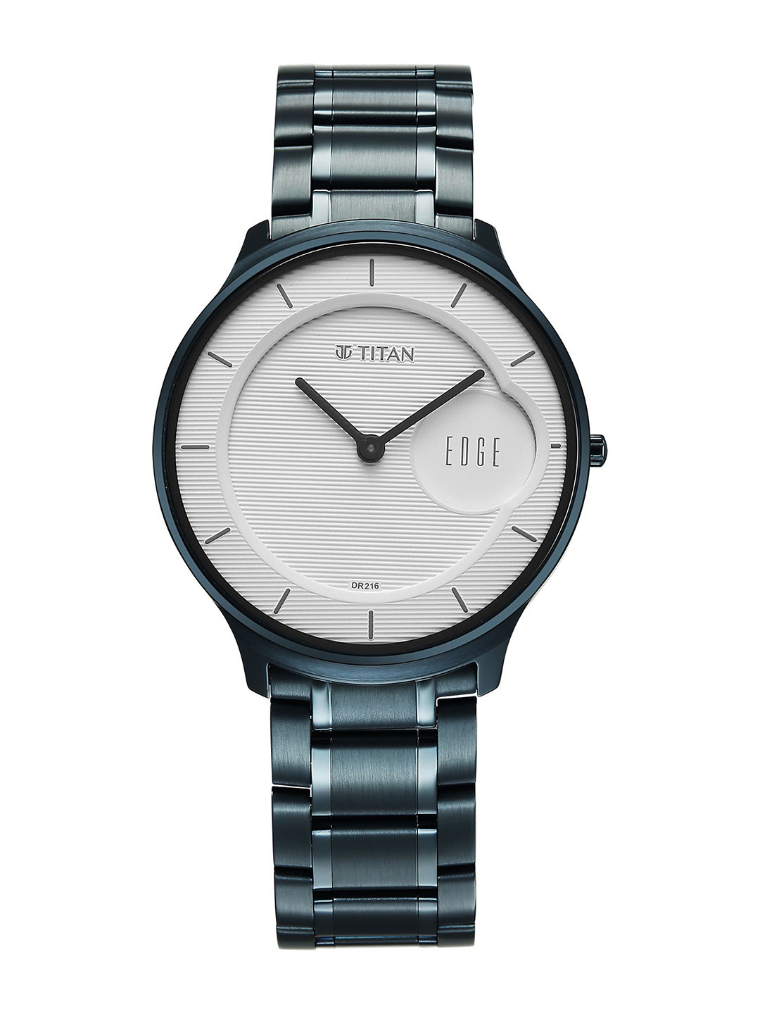 Titan edge murals Men Dial & Stainless Steel Bracelet Style Straps Analogue Watch 1843QM04