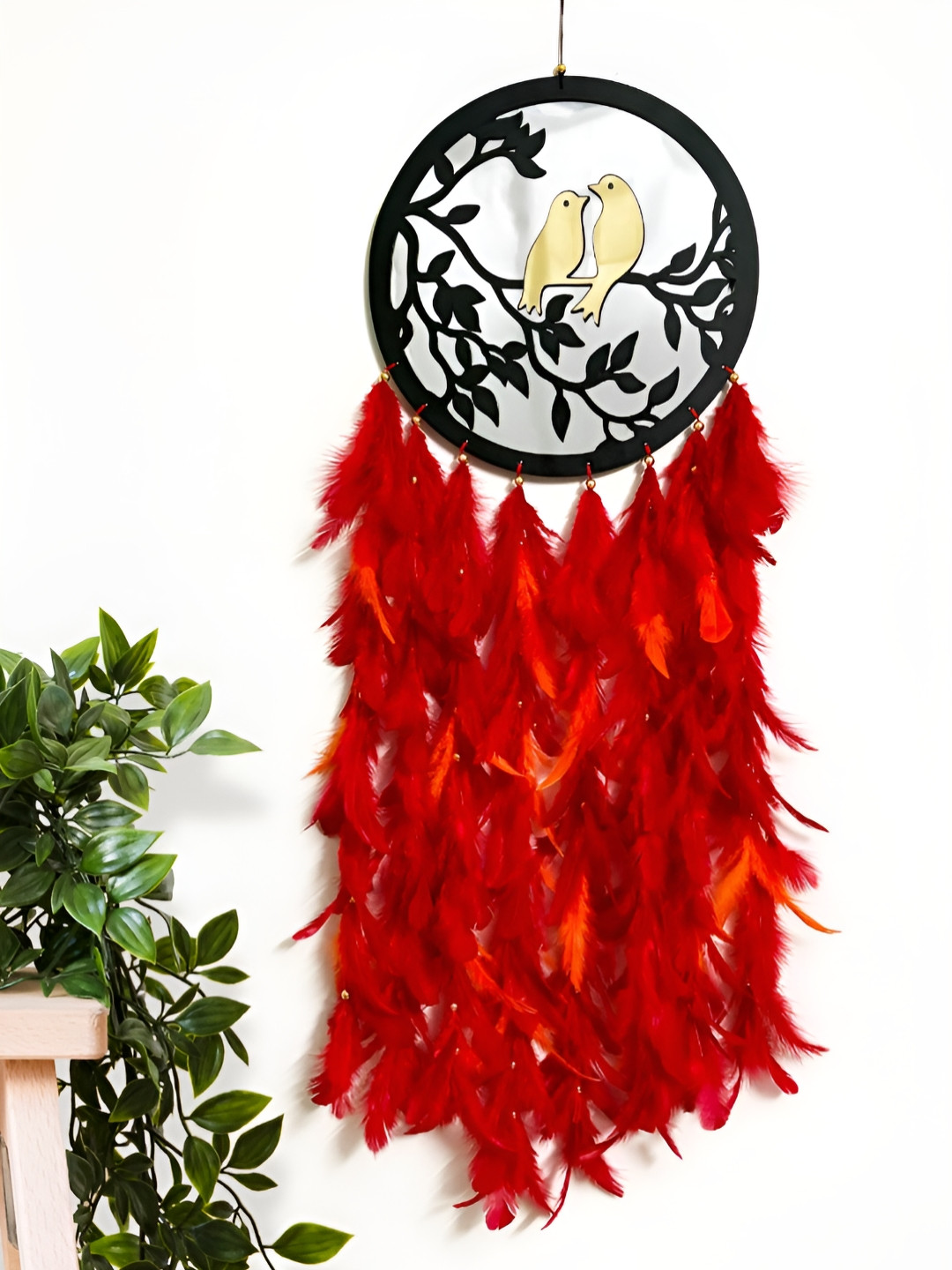 COLOR SPLASH Wood Natural Elements Hanging Bedroom Dream Catcher-11In